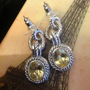 5/$20 Yellow Diamond Style Earrings
